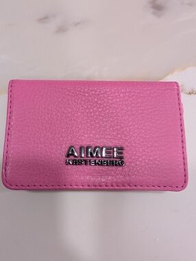 Aimee Kestenberg Pink Compact Snap Wallet